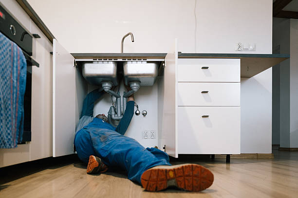 Professional Drain Cleaning technician working in Edwardsville, PA